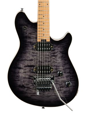 EVH Wolfgang Special Quilt Top Baked Maple Neck Charcoal Burst